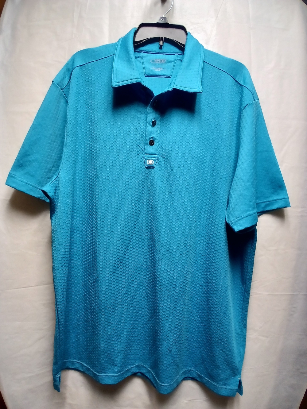 OGIO Men's Teal Blue Polo Shirt - Classic Short Sleeve